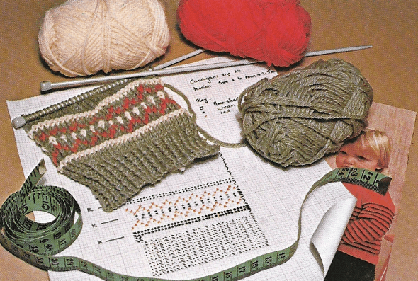 Das Anpassen von fertigen Vorlagen bei Strickanleitungen 