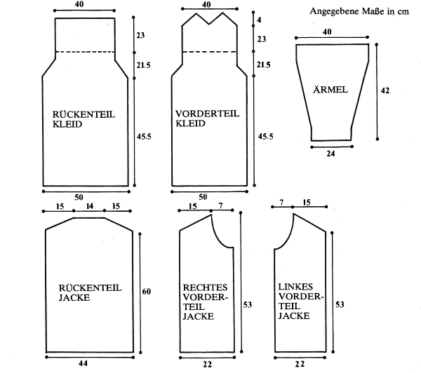 Charmantes Abendkleid stricken. Kostenlose Strickanleitung