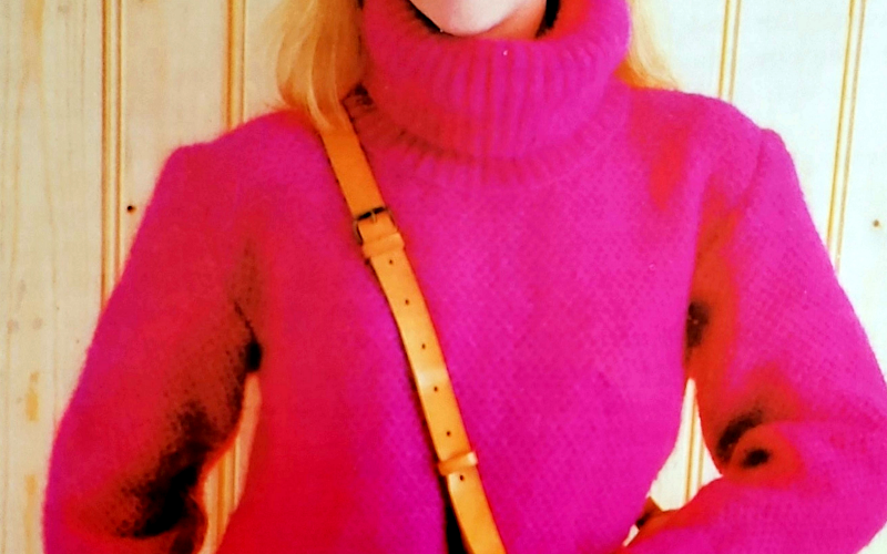 Damen Rollkragenpullover im Phantasiemuster Anleitung. 40-46
