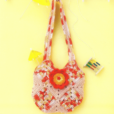 DIY Anleitung. Gehäkelte Kinder-Patchwork-Tasche