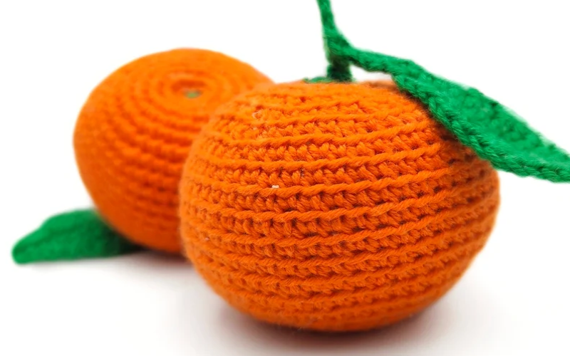 Gehäkeltes Obst. Anleitungen für süße Früchte u. Deko Korb