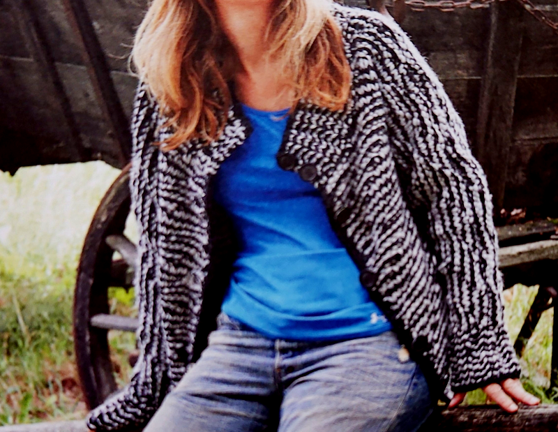 Gestrickte Kimono Jacke. Mit dieser Anleitung gelingt's!