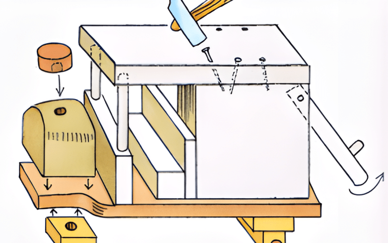 Holzauto mit beweglicher Vorderachse selber bauen