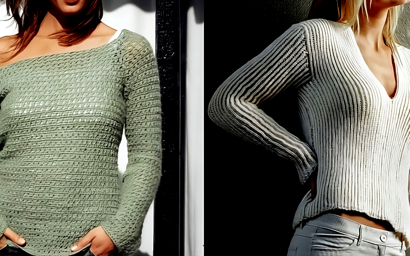 Luftiger Quergehäkelter Pullover mit Raglanärmeln. Anleitung