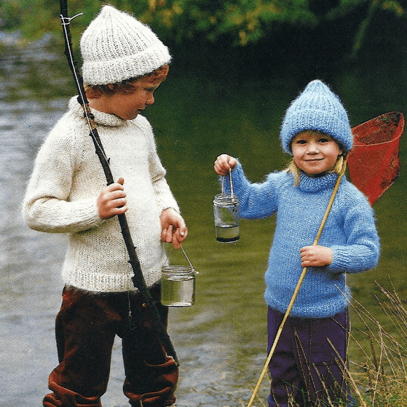 Rollkragenpullover für Kinder 