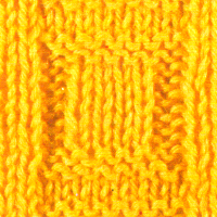 Strickmuster ,Quadrate'