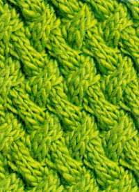 Strickmuster Korbgeflecht