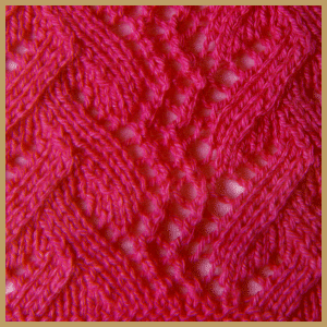 Lochstrickmuster Beispiel 3