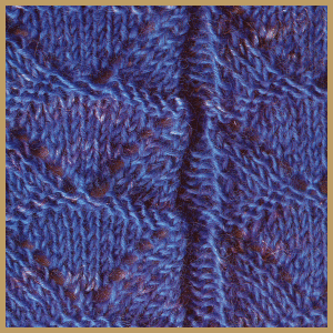 Lochstrickmuster Beispiel 12