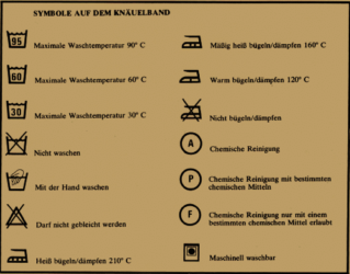 Waschen von Stricksachen